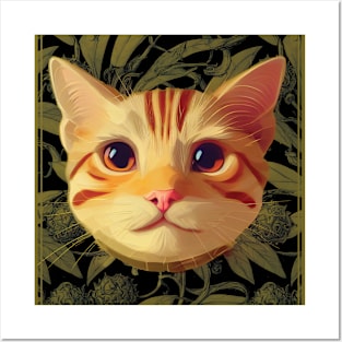 Cute Cat Stare Posters and Art